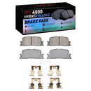 DFC 01-03 Toyota Highlander Rear Geospec Rotors w/4000 HybriDynamic Brake Pads w/Hardware