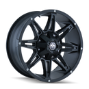 Mayhem 8090 Rampage 20x10 / 8x170 BP / -25mm Offset / 125.2mm Hub Matte Black Wheel