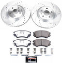 Power Stop 11-17 Chevrolet Caprice Front & Rear Z26 Street Warrior Brake Kit