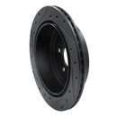 R1 13-20 ScIon FR-S Front & Rear Drill/Slot Black Rotors w/Optimum Pads