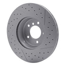 DFC 13-13 BMW 135IS Front Drilled GeoSPEC Coated Rotor and Slotted