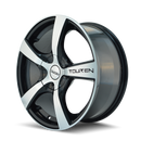 Touren 3190 TR9 16x7 / 5x110/115 BP / 42mm Offset / 72.62mm Hub Gloss Black Machined Wheel