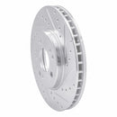 R1 90-98 Mercedes-Benz 300SL Front Right Drilled & Slotted Silver Brake Rotor