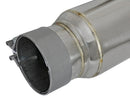 aFe MACH Force-Xp Resonator 2-1/2 IN Inlet/Outlet x 4 IN Dia. x 12 IN Body x 15 IN Overall Length