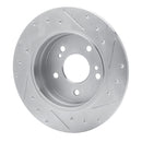 R1 96-15 Mercedes-Benz E300 Front & Rear Drilled & Slotted Silver Brake Rotor Set