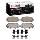 DFC 14-22 Chrysler 200 Rear Geospec Rotors with 5000 Advanced Brake Pads w/Hardware