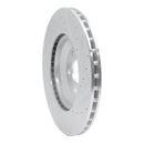 R1 17-23 Mercedes-Benz CLS450 Rear Left Drilled & Slotted Silver Brake Rotor
