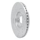 R1 00-09 Audi A4 Front & Rear Drilled & Slotted Silver Brake Rotor Set
