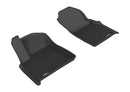 3D MAXpider 2017-2019 Audi Q7 Kagu 1st & 2nd & 3rd Row Floormats - Black