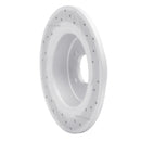 R1 13-18 Ford C-Max Rear Left Drilled & Slotted Geo-Carbon Rotor