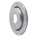 R1 15-17 Ford F-150 Front & Rear Drilled & Slotted Silver Brake Rotor Set