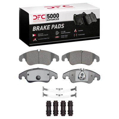 DFC 12-15 Audi A6 (USA/Canada) Front 5000 Advanced Ceramic Brake Pads and Hardware Kit