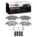 DFC 12-15 Audi A6 (USA/Canada) Front 5000 Advanced Ceramic Brake Pads and Hardware Kit