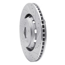 R1 09-15 Toyota Venza Front & Rear Drilled & Slotted Silver Brake Rotor Set