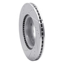 R1 17-22 Hyundai Ioniq Front Right Drilled & Slotted Silver Brake Rotor