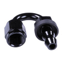 Russell 4AN Twist-Lok 180 Degree Hose End - Black