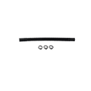 DeatschWerks Convoluted Tubing 200mm length x 10mm ID Side 1 x 10mm ID Side 2 - Black