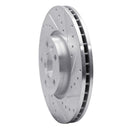 R1 07-18 Land Rover Range Rover Evoque Front Drilled & Slotted Silver Brake Rotor Set