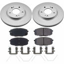 Power Stop 17-19 Kia Soul Front & Rear Z17 Evolution Geomet Coated Brake Kit