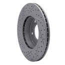 R1 91-06 BMW 328I Front Right Drilled & Slotted Geo-Carbon Rotor