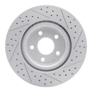 R1 07-10 Chevrolet Cobalt Front Left Drilled & Slotted Geo-Carbon Rotor