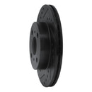 R1 85-88 Chevrolet Nova Front Left Drilled & Slotted Black Brake Rotor