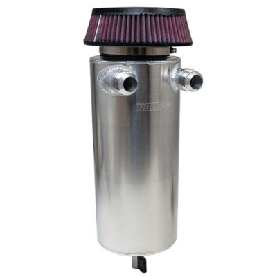 Moroso 6in Diameter Dual -16AN Inlet Aluminum Breather Tank Catch Can