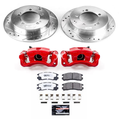 Power Stop 95-97 Eagle Talon Front & Rear Z26 Street Warrior Brake Kit w/Calipers