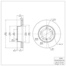DFC GeoSPEC Coated Rotors - Plain