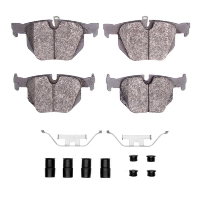 DFC 06-15 BMW 335is Rear Drill/Slot Geoperformance Rotors Euro 5000 Ceramic Brake Pads w/Hardware