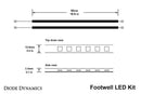 Diode Dynamics LED Footwell Kit - Cool White