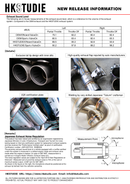 HKS HKSTUDIE EXHAUST for BMW G87 6MT