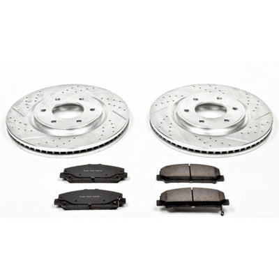 Power Stop 08-10 Infiniti QX56 Front & Rear Z23 Evolution Sport Brake Kit