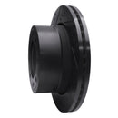 R1 19-25 Ram 3500 Rear Left Drilled & Slotted Black Brake Rotor