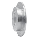 R1 88-95 Isuzu Pickup Rear Right Drilled & Slotted Silver Brake Rotor