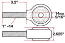 SPC Performance xAxis Rod End Ball Joint