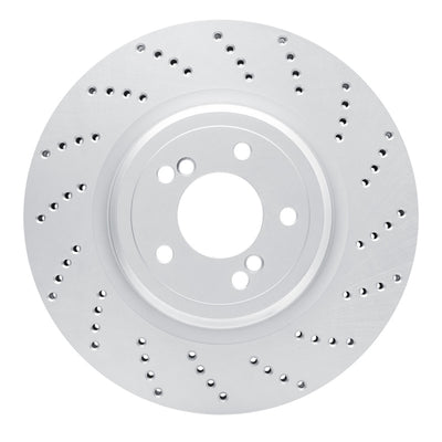 DFC 06-10 BMW M6 Right Rear Drilled GeoSPEC Coated Rotor