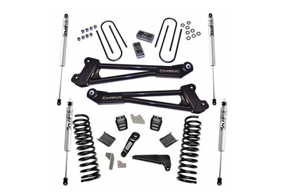 Superlift 13-18 Ram 3500 4WD Diesel 4in Lift Kit Replacement Radius Arms w/ Fox 2.0 Shocks