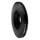 R1 16-26 Polestar Polestar 2 Front Right Drilled & Slotted Black Brake Rotor