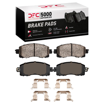 DFC 19-24 Subaru Forester Front Drill/Slot Geoperformance Rotors 5000 Advanced Brake Pads w/Hardware