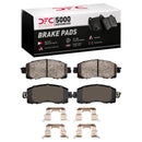 DFC 19-24 Subaru Forester Front Drill/Slot Geoperformance Rotors 5000 Advanced Brake Pads w/Hardware