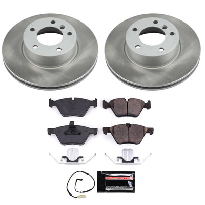 Power Stop 2006 BMW 325i Front and Rear Semi-Coated Rotor Kit