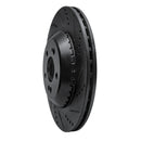 R1 14-21 Mercedes-Benz S400 (Canada & Mexico) Rear Right Drilled & Slotted Black Brake Rotor