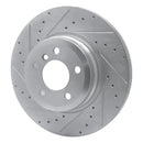 R1 08-19 BMW X6 Front & Rear Drilled & Slotted Silver Brake Rotor Set