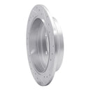 R1 06-09 Hyundai AZERA Rear Left Drilled & Slotted Silver Brake Rotor