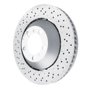 DFC 13-19 Porsche 911 Left Front Drilled Hi-Carbon Alloy Geomet Coated Rotor