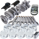 Eagle Chevrolet 350 2-Piece Rear Seal +.060 Bore 4340 Steel Rotating Assembly Kit