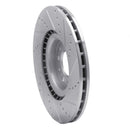 R1 17-25 Alfa Romeo Stelvio Front Drill & Slot Silver Rotors