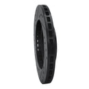 R1 90-04 Mitsubishi Montero Sport (USA/Canada) Front Right Drilled & Slotted Black Brake Rotor