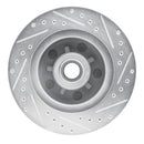 R1 69-96 Buick Electra Front Drilled & Slotted Silver Brake Rotor Set